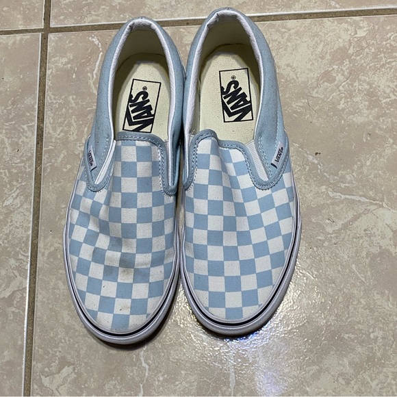 Vans Shoes - Checkered vans slip on